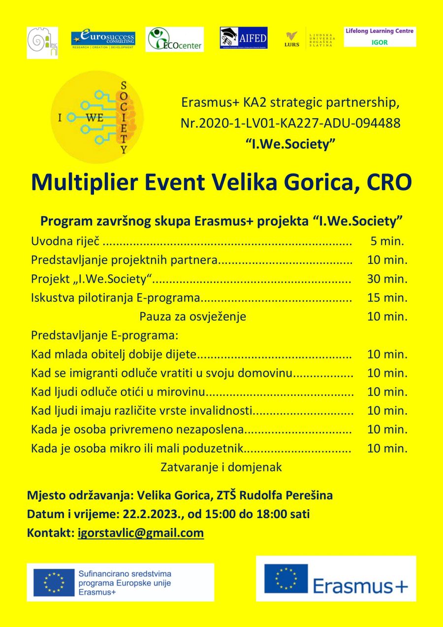 IGOR Multiplaier Event Program Velika Gorica February 22 2023